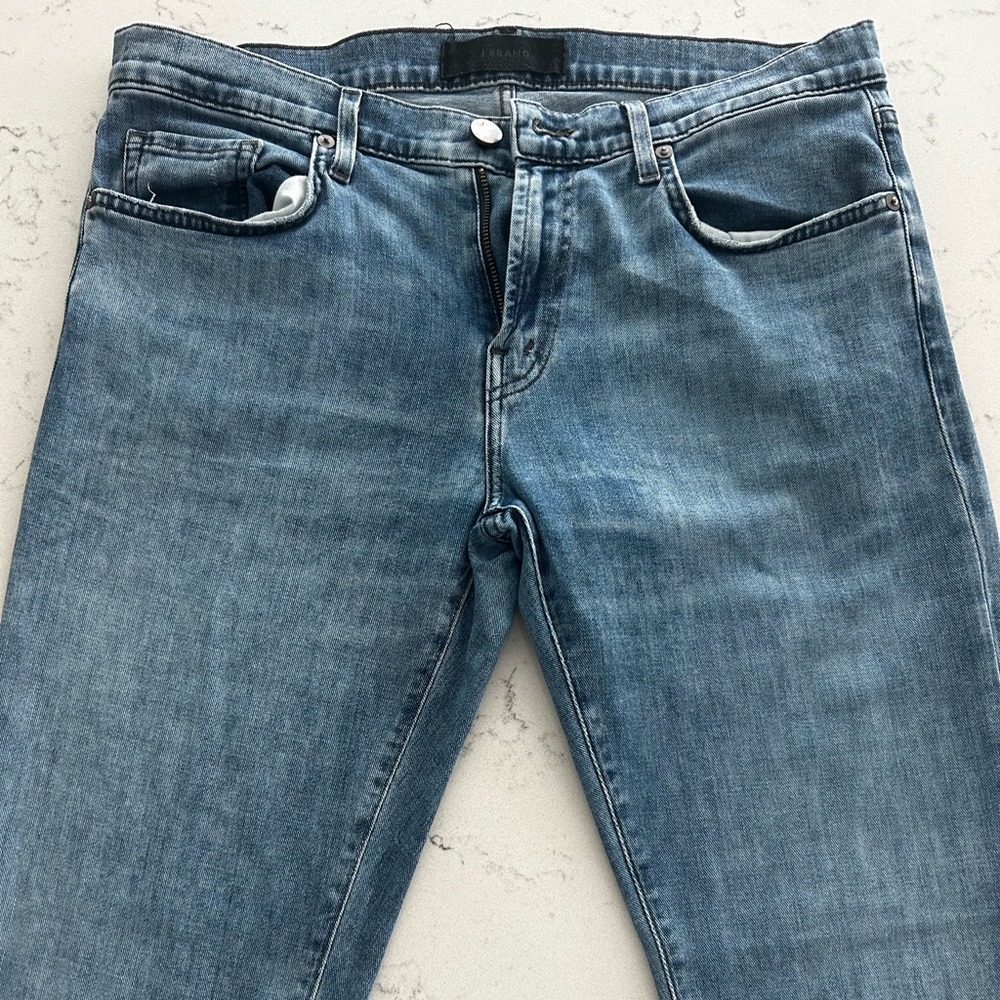 Selling J brand jeans, light wash, size 32